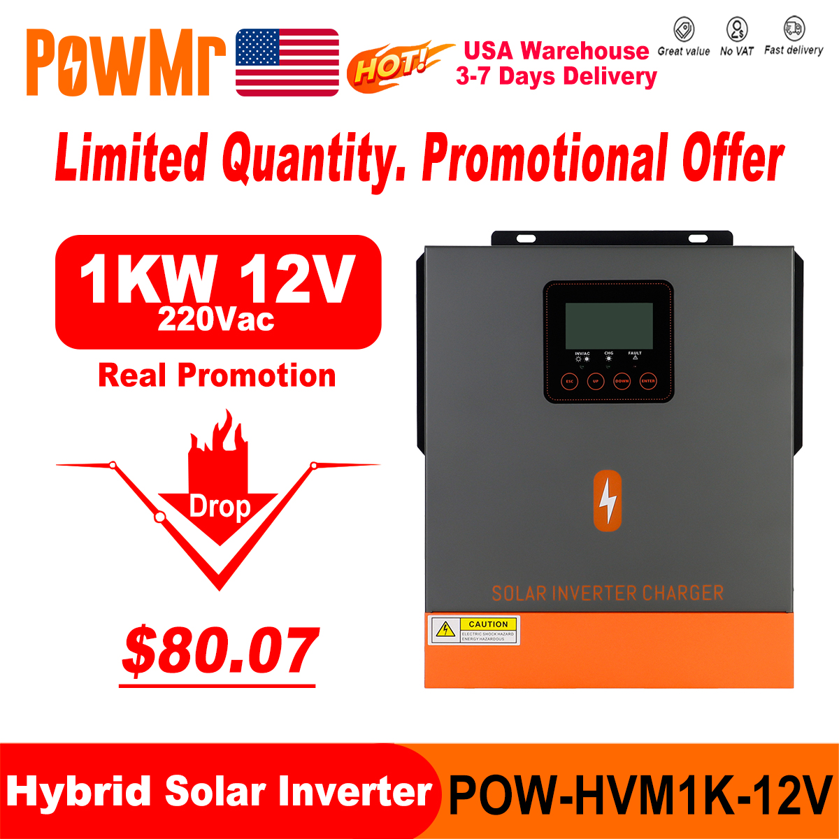 Mppt Charge Controller - Clearance Sale 1KW Hybrid Solar Inverters