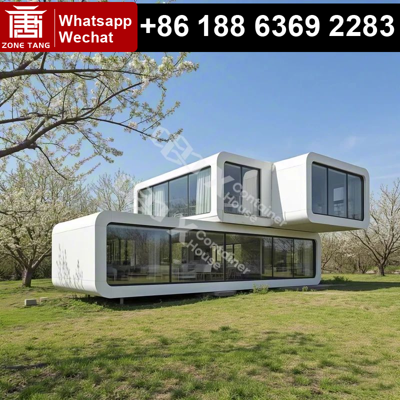 Renewable Energy Solutions - Ecological Steel Apple Capsule Home Prefab