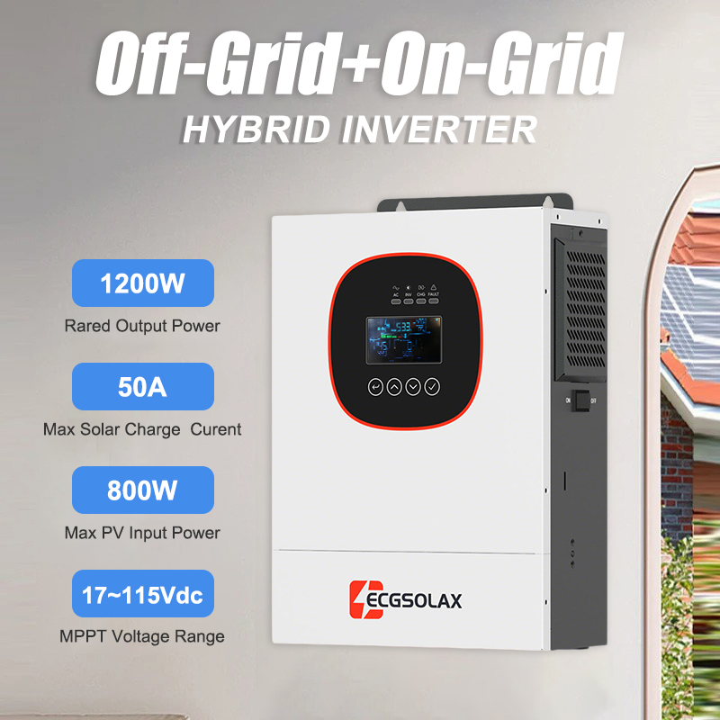 ECGSOLAX 1.2KW Solar Hybrid in - Mppt Charge Controller reseña y precio