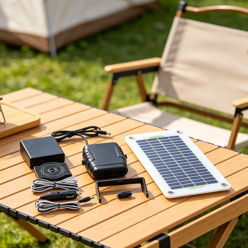 30W 12V Portable Solar Fan Hea - Renewable Energy Solutions reseña y precio