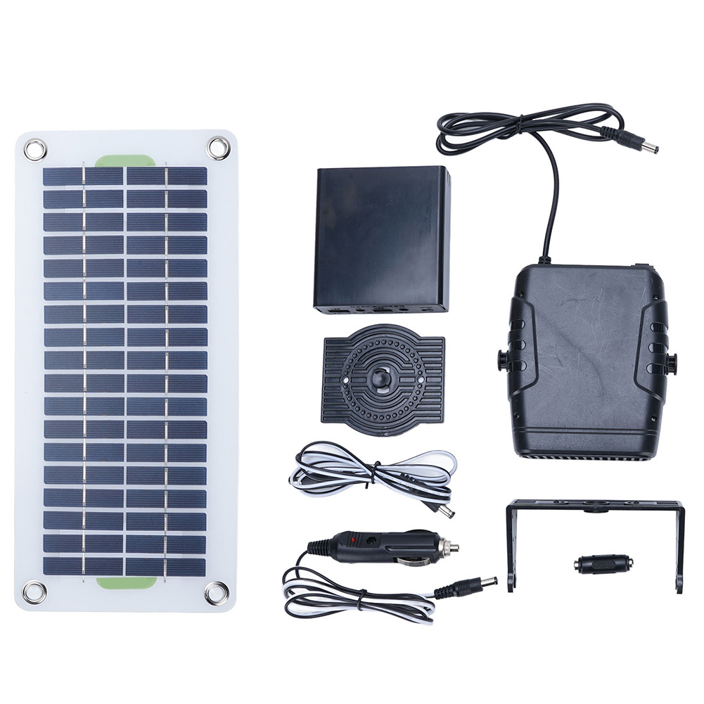 30W 12V Portable Solar Fan Hea - Renewable Energy Solutions reseña y precio