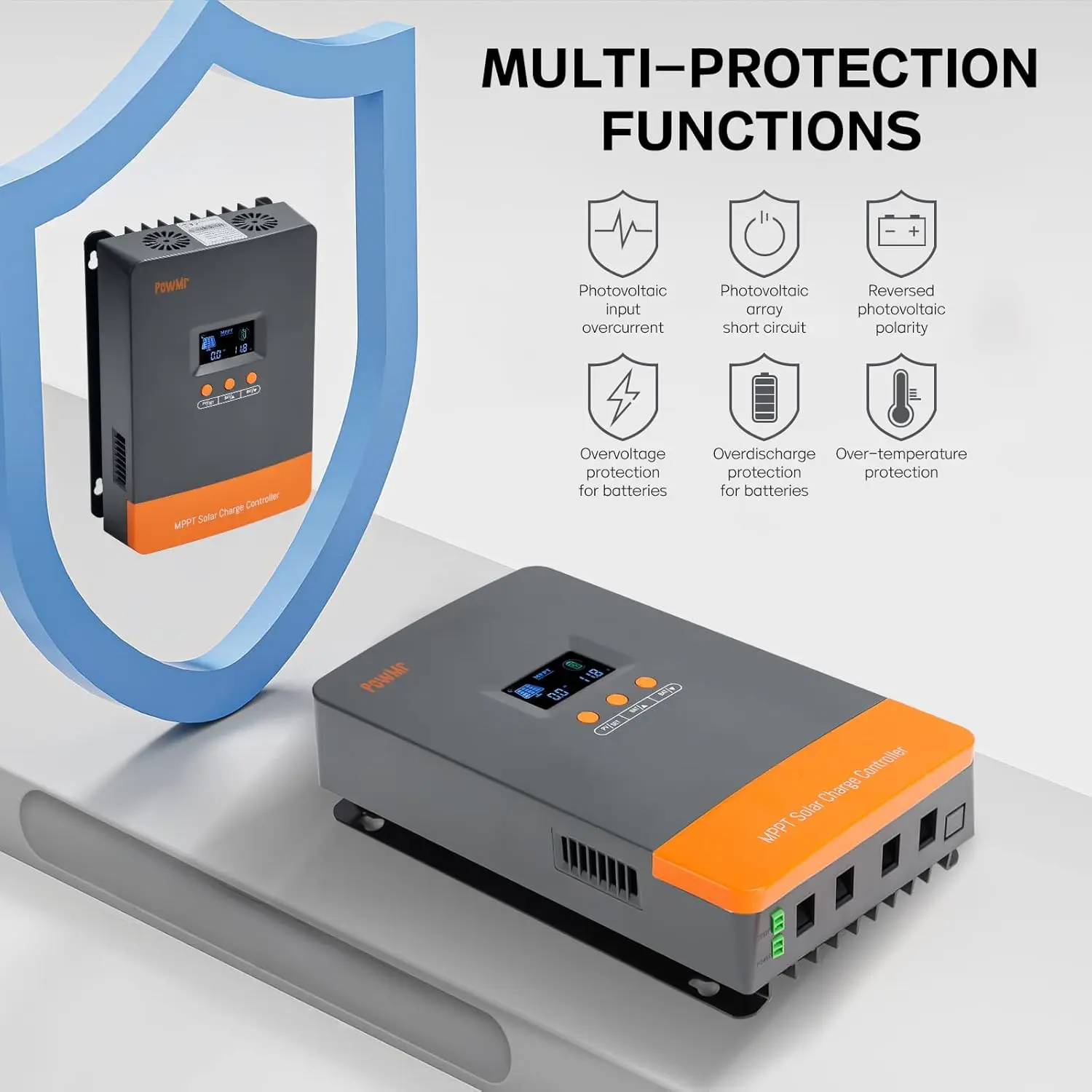 PowMr Hot Sale 12V 24V 48V Bat - Mppt Charge Controller reseña y precio