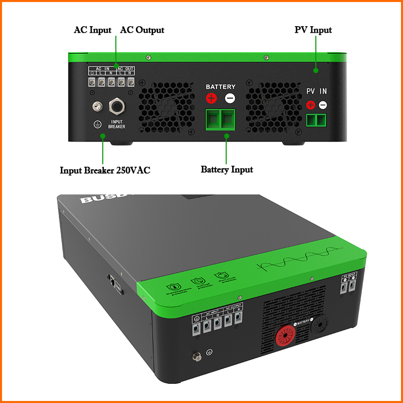 3000W Pure Sine Wave Hybrid Of - Mppt Charge Controller reseña y precio
