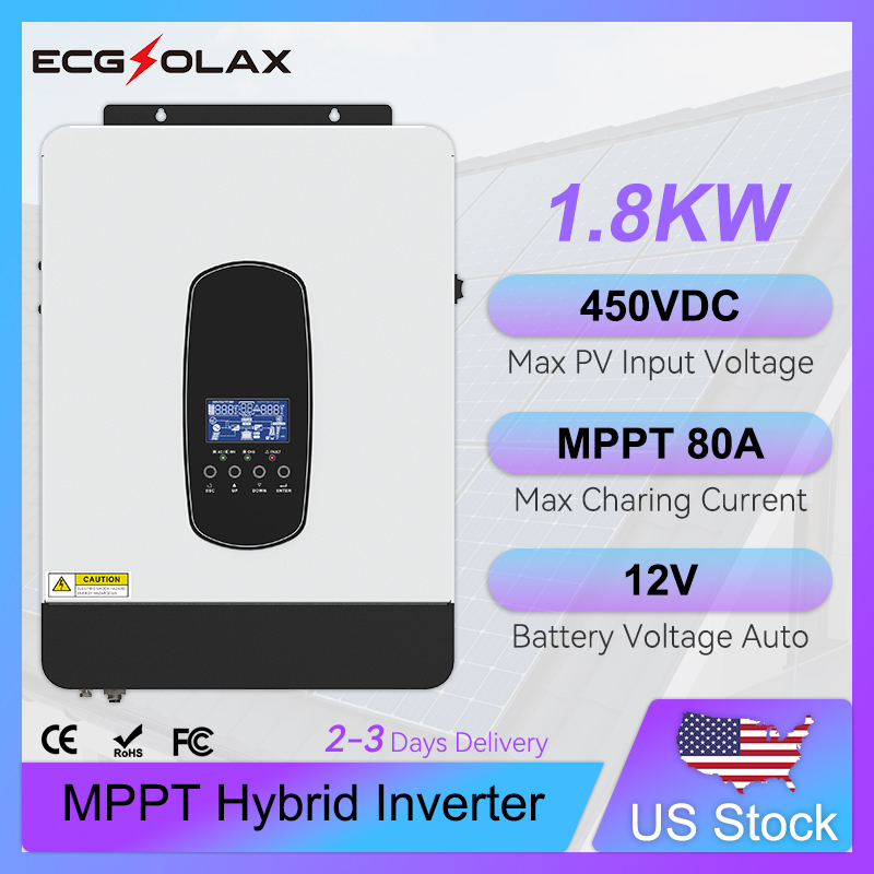 ECGSOLAX 1.8KW Hybrid Solar In - Mppt Charge Controller reseña y precio