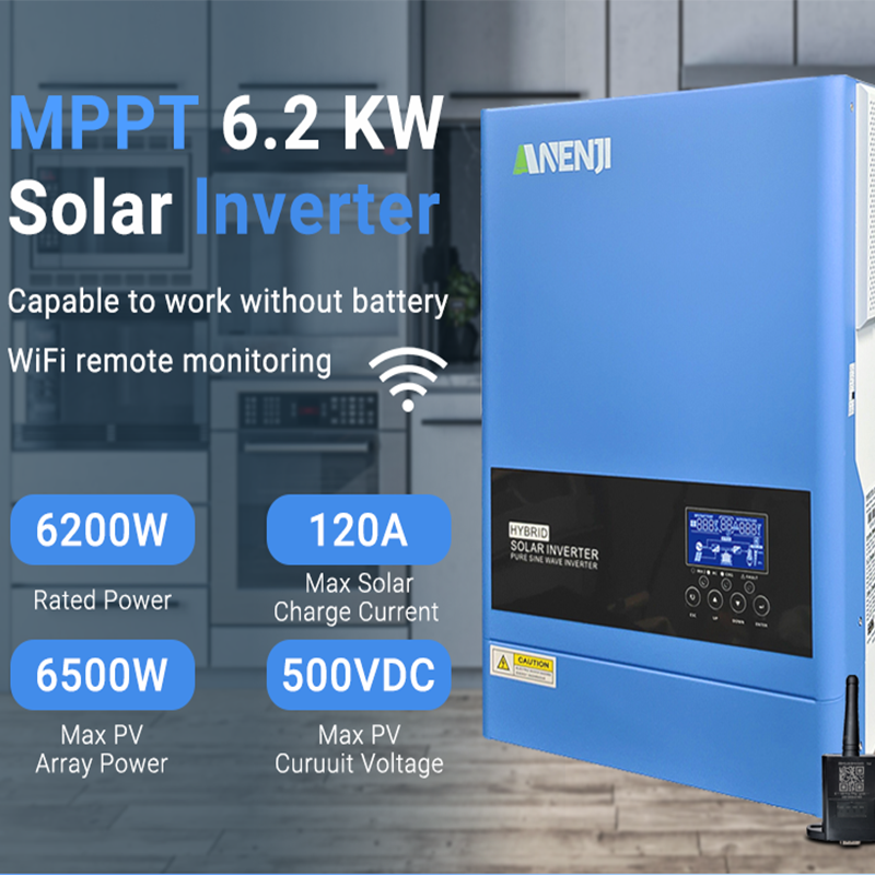 4KW 6.2KW Hybrid Solar Inverte - Mppt Charge Controller reseña y precio