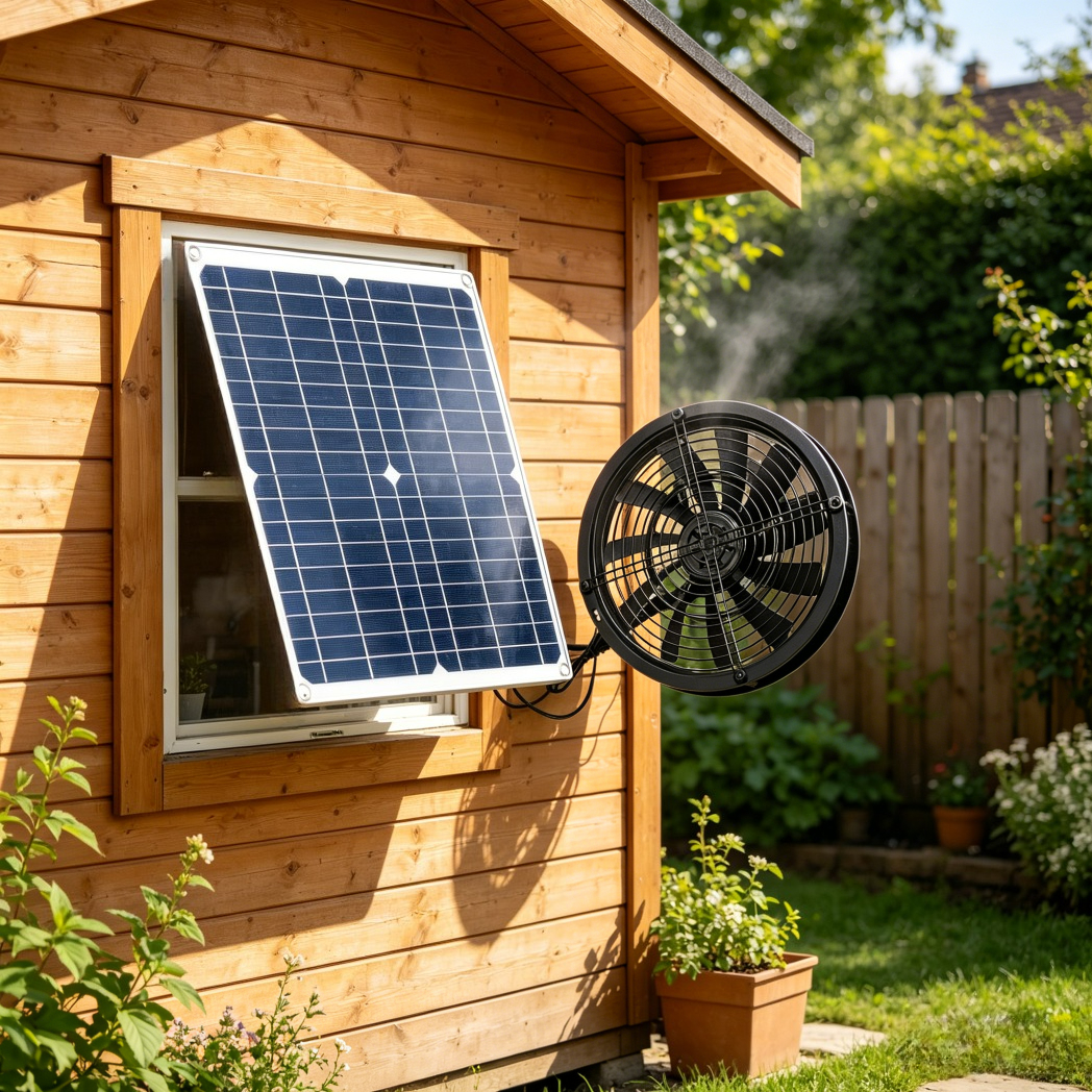 NEW 6 Inch Solar Exhaust Fan K - Renewable Energy Kits reseña y precio
