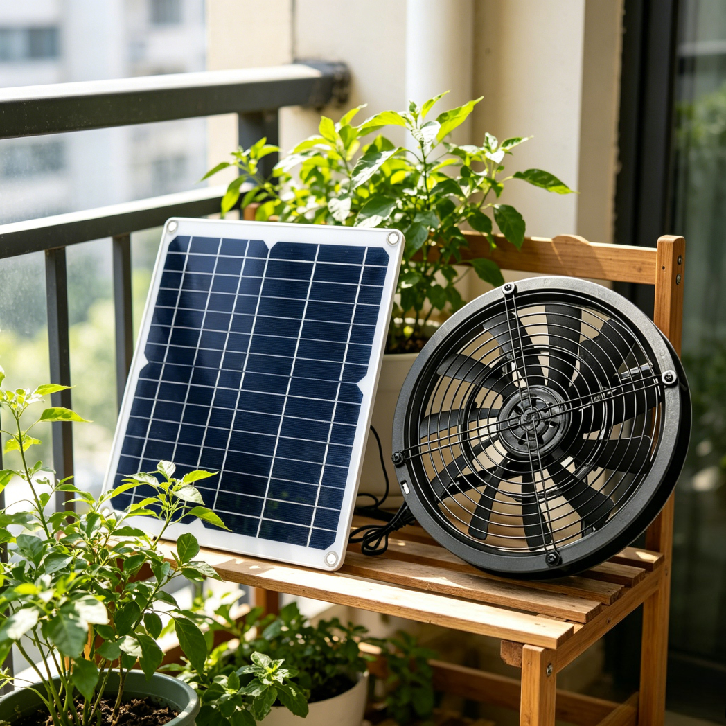 NEW 6 Inch Solar Exhaust Fan K - Renewable Energy Kits reseña y precio