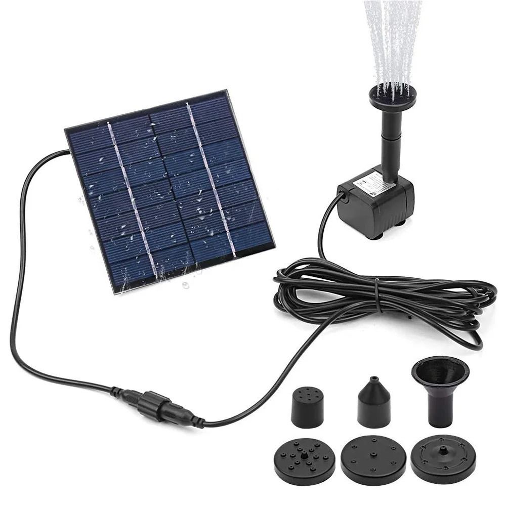 1.4W Mini Solar Fountain Pump  - Renewable Energy Kits reseña y precio
