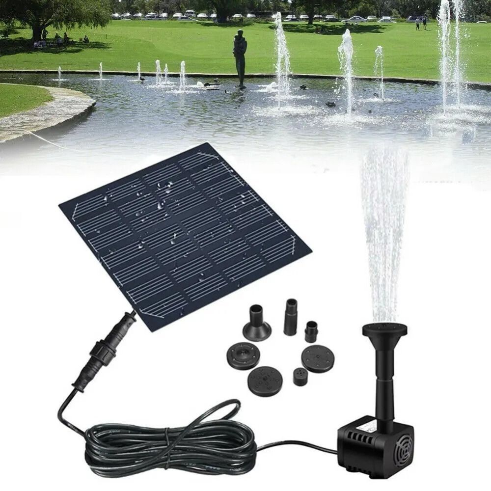 1.4W Mini Solar Fountain Pump  - Renewable Energy Kits reseña y precio