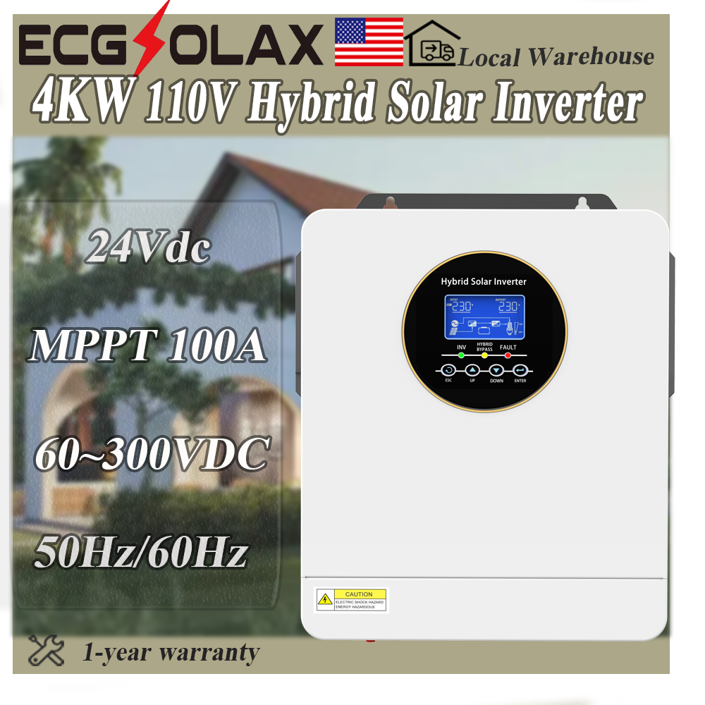 ECGSOLAX US 24V 3KW Off gird S - Mppt Charge Controller reseña y precio