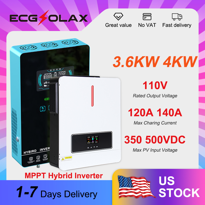 ECGSOLAX 3.6/4KW  Hybrid Solar - Mppt Charge Controller reseña y precio