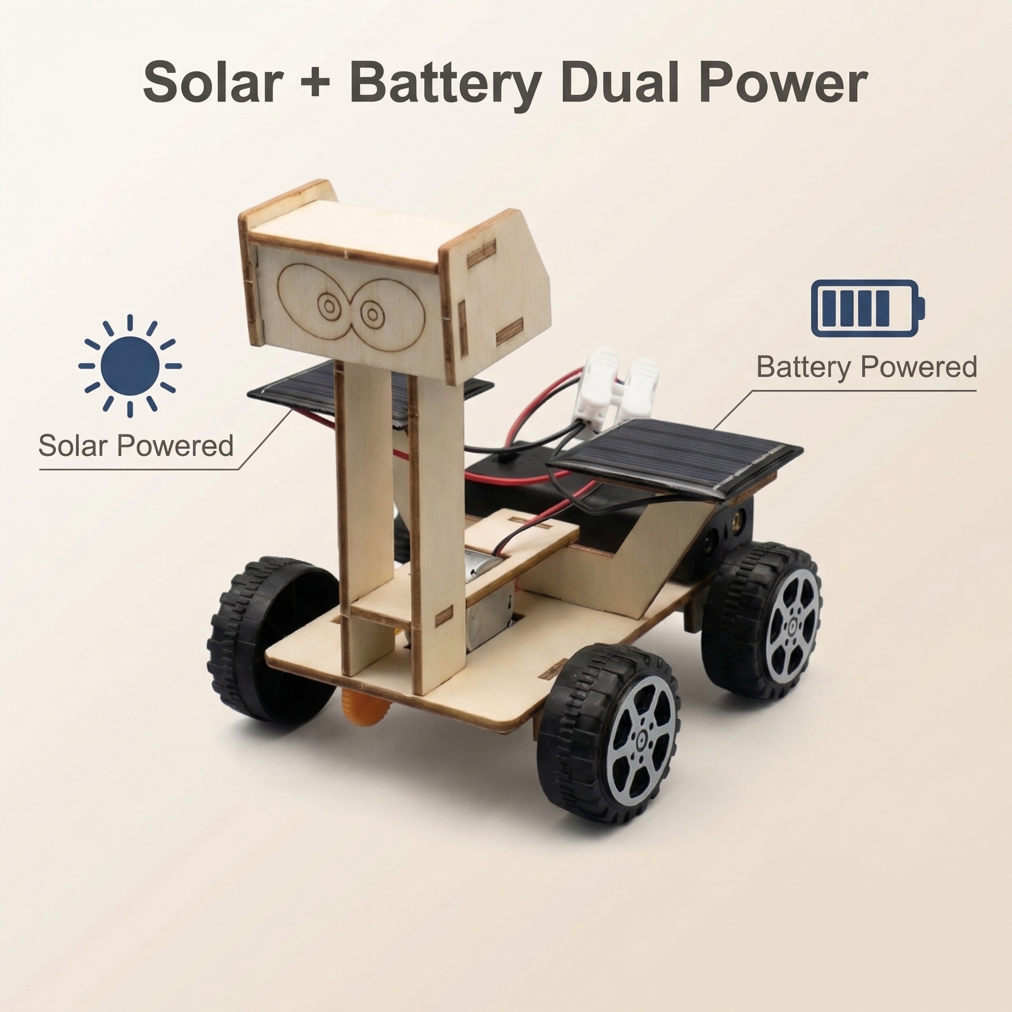 Upgraded 2-in-1 STEM Solar Lun - Renewable Energy Kits reseña y precio