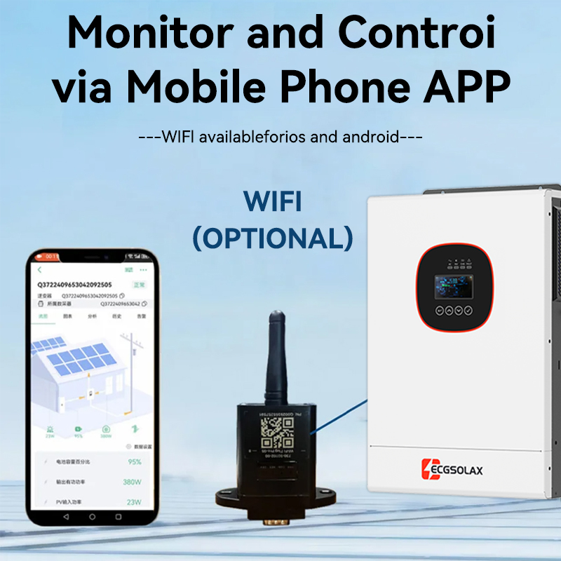 ECGSOLAX 3.6KW Hybrid Solar In - Mppt Charge Controller reseña y precio