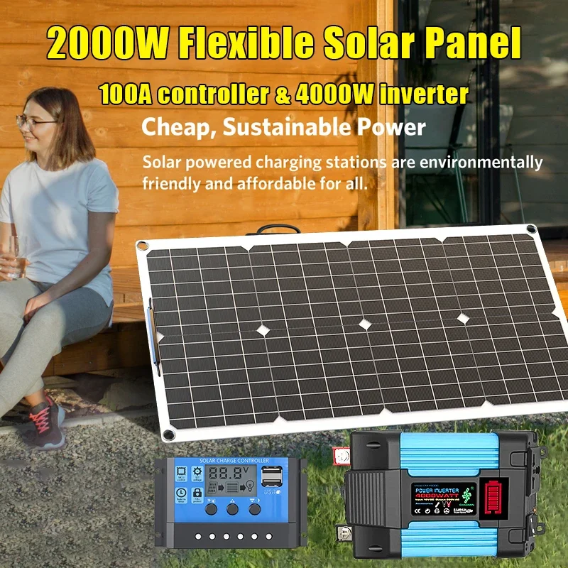 4000W Solar Panel Kit 12V To 1 - Renewable Energy Kits reseña y precio